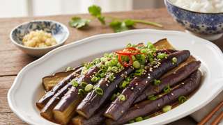 蒸茄子的家常做法怎么做 - 美食菜谱封面图