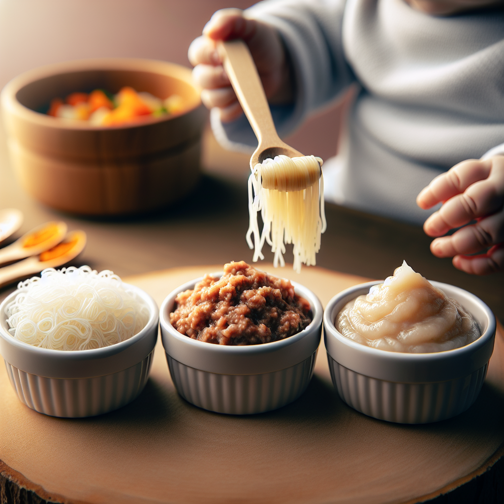 七个月宝宝辅食泥糊和补铁食材准备